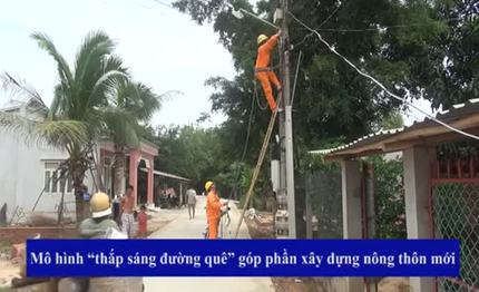 Mô hình “Thắp sáng đường quê” gắn với xây dựng nông thôn mới