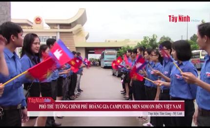 Tây Ninh:  Đón tiếp Đoàn Hội Hữu nghị Campuchia-Việt Nam