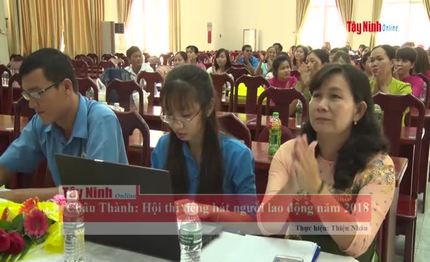 Hội thi tiếng hát người lao động huyện Châu Thành năm 2018