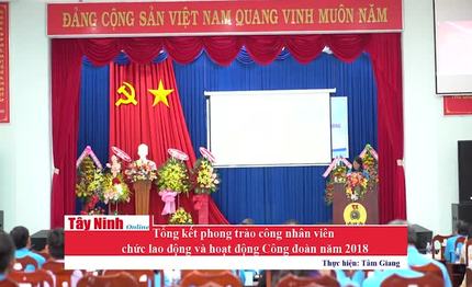 Tổng kết phong trào công nhân viên chức lao động và hoạt động Công đoàn năm 2018