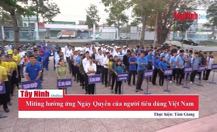 Miting hưởng ứng Ngày Quyền của người tiêu dùng Việt Nam