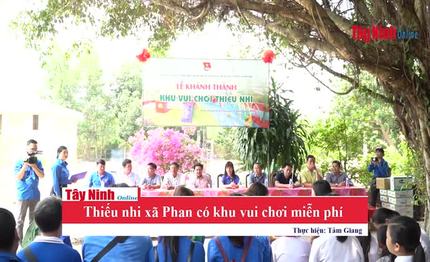 Thiếu nhi xã Phan có khu vui chơi miễn phí