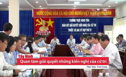 Quan tâm giải quyết những kiến nghị của cử tri