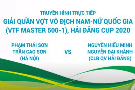 Giải quần vợt VTF Master 500-1-Cúp Hải Đăng năm 2020