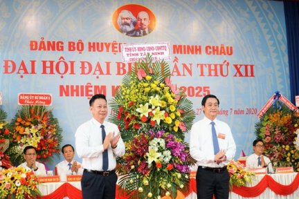 Đại hội đại biểu Đảng bộ huyện Dương Minh Châu lần thứ XII, nhiệm kỳ 2020–2025