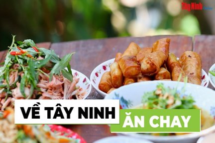 Về Tây Ninh ăn chay