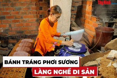 Bánh tráng phơi sương – Làng nghề di sản