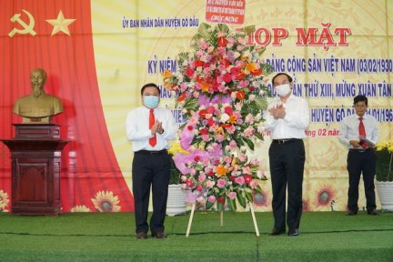 Họp mặt kỷ niệm 60 năm ngày thành lập Đại đội 33 huyện Gò Dầu