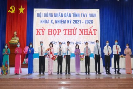 Khai mạc Kỳ họp thứ Nhất, Hội đồng nhân dân tỉnh Tây Ninh khóa X, nhiệm kỳ 2021-2026