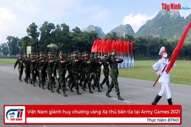 Việt Nam giành huy chương vàng Xạ thủ bắn tỉa tại Army Games 2021