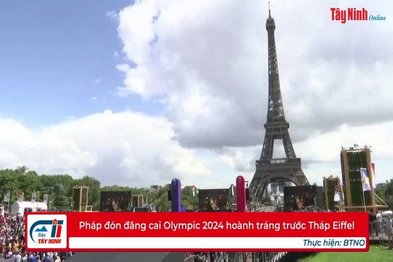 Pháp đón đăng cai Olympic 2024 hoành tráng trước Tháp Eiffel