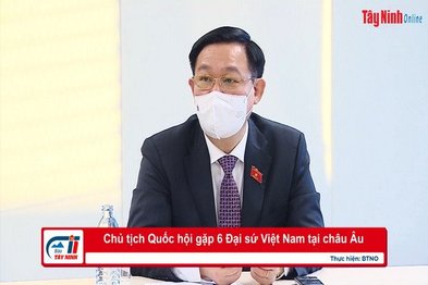 Chủ tịch Quốc hội gặp 6 Đại sứ Việt Nam tại châu Âu