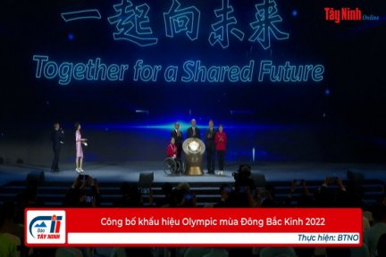 Công bố khẩu hiệu Olympic mùa Đông Bắc Kinh 2022