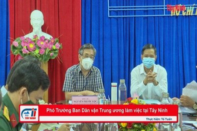 Phó Trưởng Ban Dân vận Trung ương làm việc tại Tây Ninh