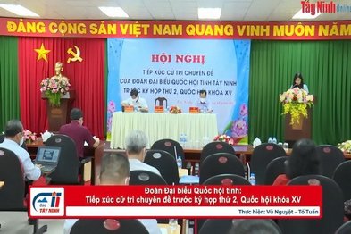 Đoàn Đại biểu Quốc hội tỉnh: Tiếp xúc cử tri chuyên đề trước kỳ họp thứ 2, Quốc hội khóa XV