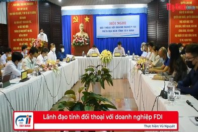 Lãnh đạo tỉnh đối thoại với doanh nghiệp FDI