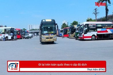 Đi lại trên toàn quốc theo 4 cấp độ dịch