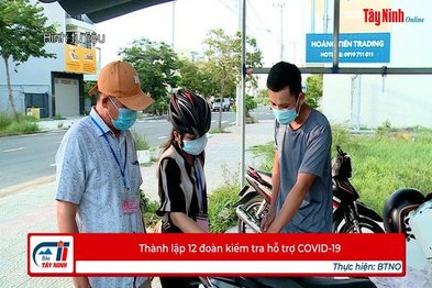 Thành lập 12 đoàn kiểm tra hỗ trợ COVID-19