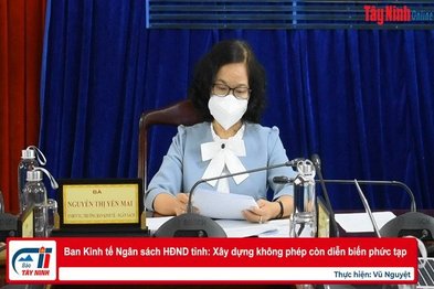 Ban Kinh tế Ngân sách HĐND tỉnh: Xây dựng không phép còn diễn biến phức tạp