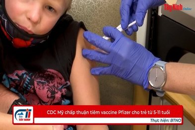 CDC Mỹ chấp thuận tiêm vaccine Pfizer cho trẻ từ 5-11 tuổi