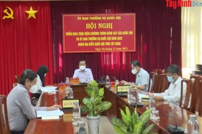 Triển khai chương trình giám sát của Quốc hội và Uỷ ban Thường vụ Quốc hội năm 2022