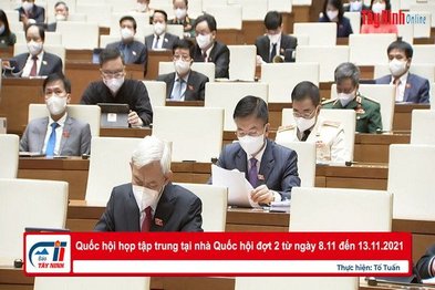 Quốc hội họp tập trung tại nhà Quốc hội đợt 2 từ ngày 8.11 đến 13.11.2021