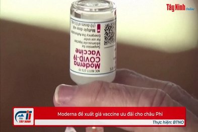 Moderna đề xuất giá vaccine ưu đãi cho châu Phi