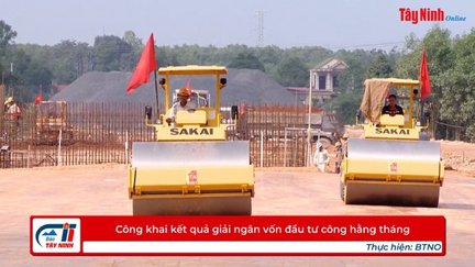 Công khai kết quả giải ngân vốn đầu tư công hằng tháng