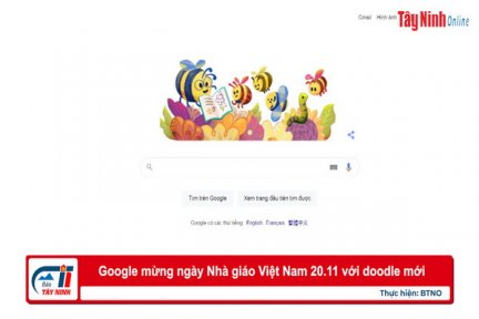 Google mừng ngày Nhà giáo Việt Nam 20.11 với doodle mới