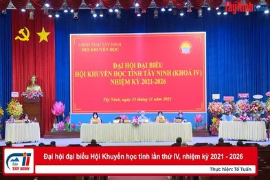 Đại hội đại biểu Hội Khuyến học tỉnh lần thứ IV, nhiệm kỳ 2021 - 2026