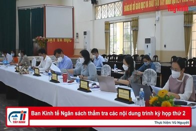 Ban Kinh tế Ngân sách thẩm tra các nội dung trình kỳ họp thứ 2