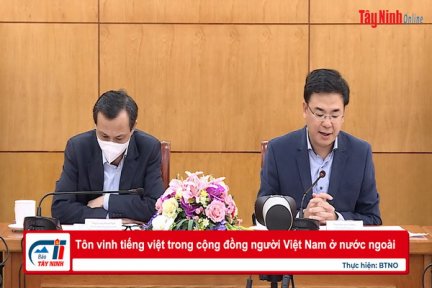 Tôn vinh tiếng việt trong cộng đồng người Việt Nam ở nước ngoài