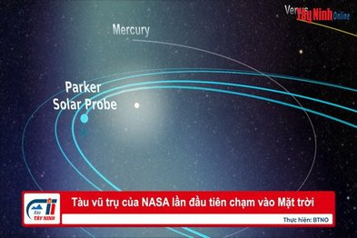 Tàu vũ trụ của NASA lần đầu tiên chạm vào Mặt trời