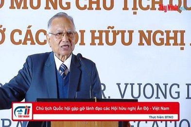 Chủ tịch Quốc hội gặp gỡ lãnh đạo các Hội hữu nghị Ấn Độ - Việt Nam