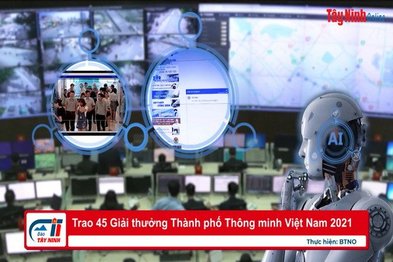 Trao 45 Giải thưởng Thành phố Thông minh Việt Nam 2021