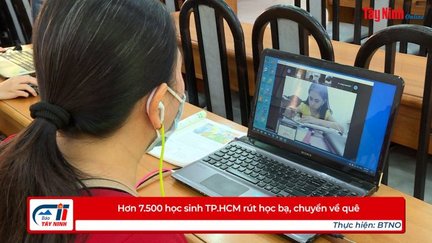 Hơn 7.500 học sinh TP.HCM rút học bạ, chuyển về quê