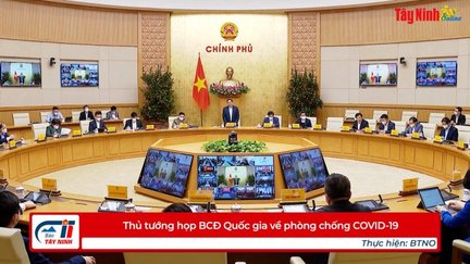 Thủ tướng họp BCĐ Quốc gia về phòng chống COVID-19