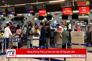 Hàng không Thái Lan bận rộn dịp Tết Nguyên đán