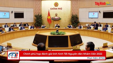 Chính phủ họp đánh giá tình hình Tết Nguyên đán Nhâm Dần 2022