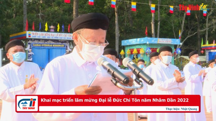 Khai mạc triển lãm mừng Đại lễ Đức Chí Tôn năm Nhâm Dần 2022