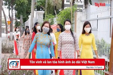 Tôn vinh và lan toả hình ảnh áo dài Việt Nam