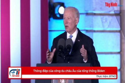 Thông điệp của công du châu Âu của tổng thống Biden