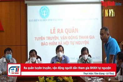 Ra quân tuyên truyền, vận động người dân tham gia BHXH tự nguyện