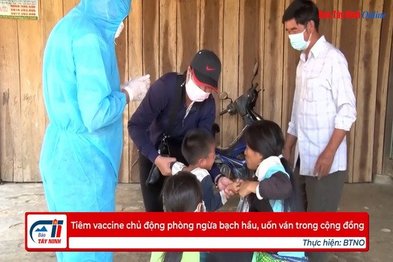 Tiêm vaccine chủ động phòng ngừa bạch hầu, uốn ván trong cộng đồng