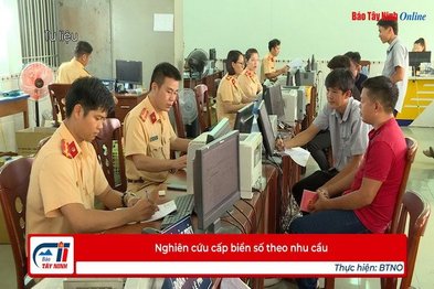 Nghiên cứu cấp biển số theo nhu cầu