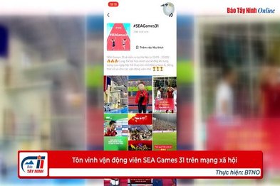 Tôn vinh vận động viên SEA Games 31 trên mạng xã hội