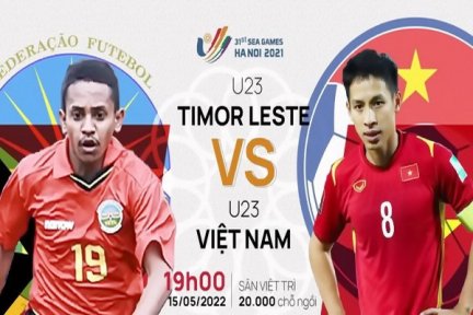 Trực tiếp U23 Việt Nam vs U23 Timor Leste| SEA Games 31