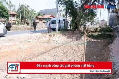 Đẩy mạnh công tác giải phóng mặt bằng