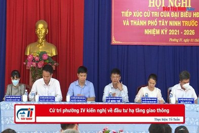 Cử tri phường IV kiến nghị về đầu tư hạ tầng giao thông