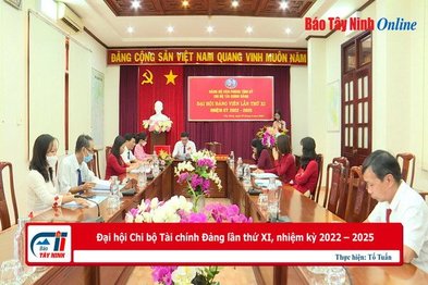 Đại hội Chi bộ Tài chính Đảng lần thứ XI, nhiệm kỳ 2022 – 2025